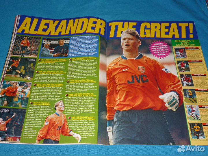 Match футбольный английский журнал 1998 год