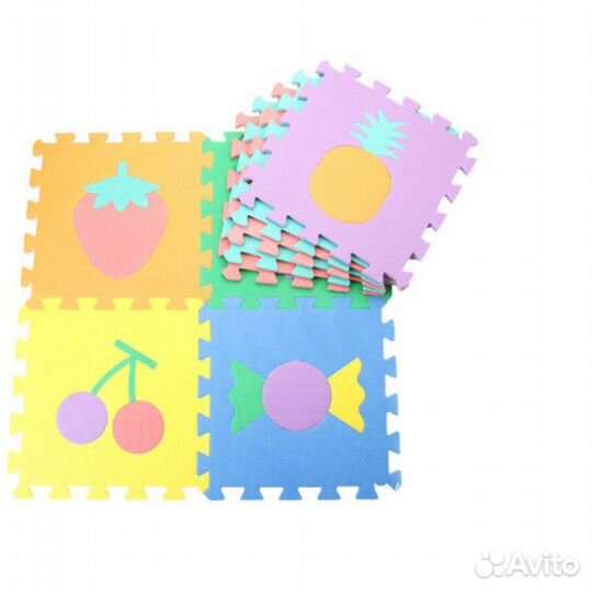Продаю детский коврик пазл с фруктами