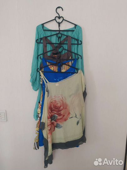 Платье, туника натуральный шелк