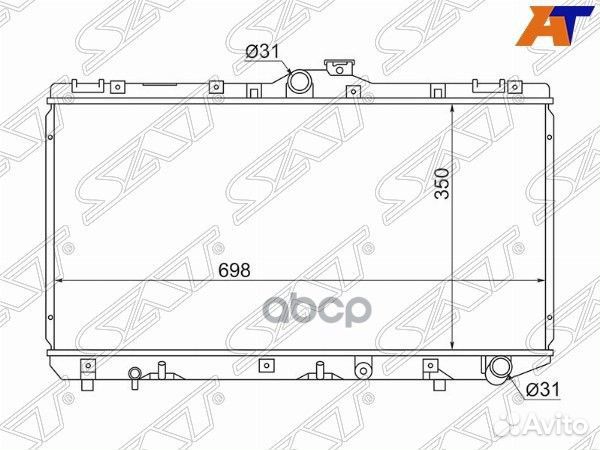Радиатор Toyota Corolla (E100,E110) 91-02