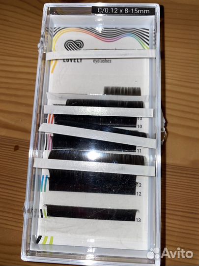 Ресницы для наращивания цветные