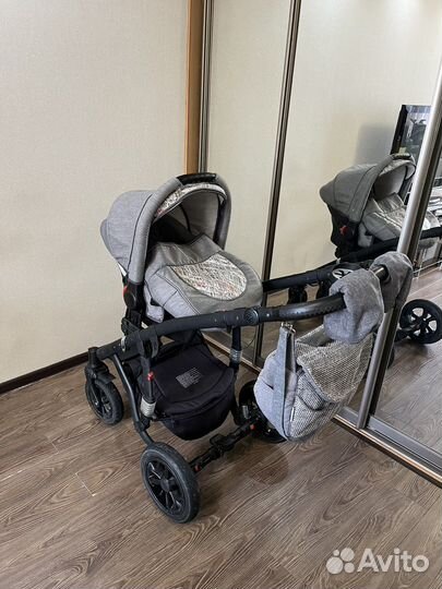 Коляска 3 в 1 bebe mobile toscana