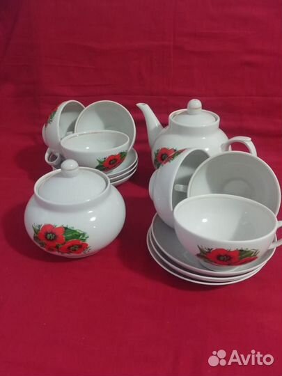 Чайный сервиз Дулево СССР