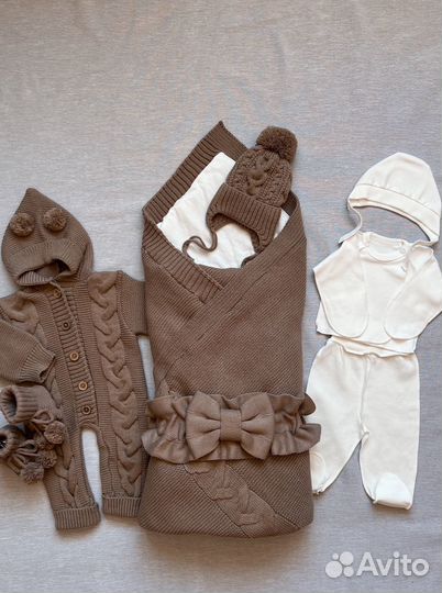 Комплект на выписку для мальчика осень зима