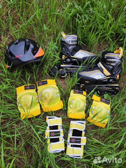 Ролики с полной экипировкой р.27-31