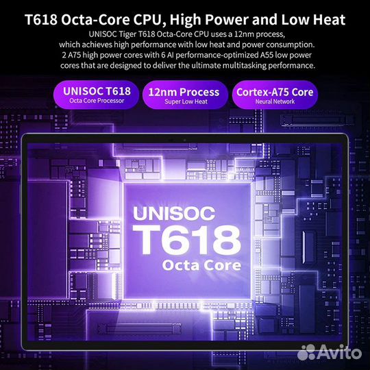 Новый Планшет Teclast M40 Pro 6Gb/128Gb, SIM Wi-Fi