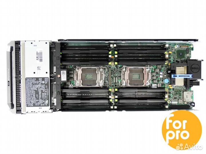 Лезвие dell M620 2xE5-2690v2 112GB, H310