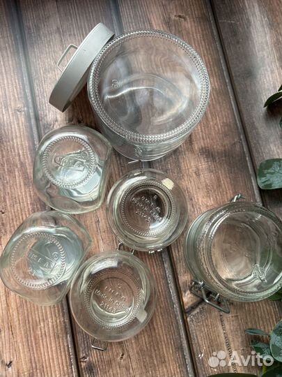 Банка стеклянная для специй IKEA для хранения