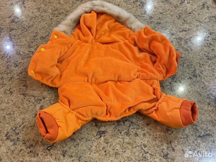 Комбинезон для маленькой собаки зима