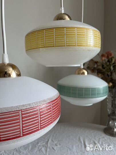 Винтажные подвесные светильники ГДР