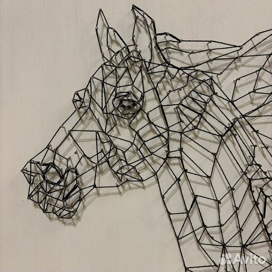 Картина String Art Лошадь подарок