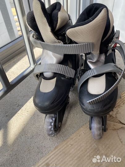 Роликовые коньки детские раздвижные 35-38