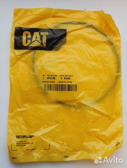 Кольцо уплотнительное 6F0156 CAT кат