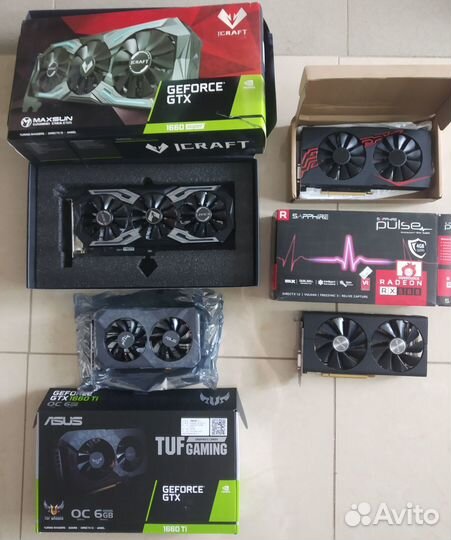 Видеокарта GTX-1060, GTX-1660