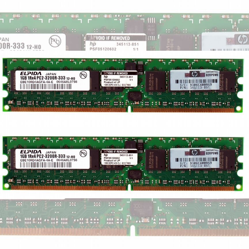 [343056-B21] Оперативная Память Hp Ddr2 2gb 343056-B21