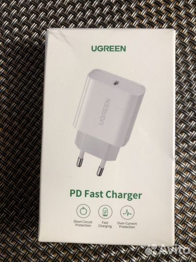 Адаптер питание ugreen (USB-C, 20W)