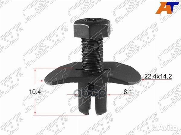 Клипса жабо nissan/isuzu/GM (1 шт.) stkj703 Sat