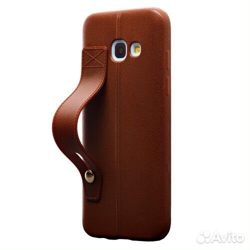 Чехол SC030 для Samsung Galaxy A3 2017 коричневый