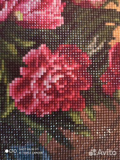 Картина Алмазная мозаика, пионы