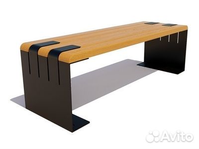 Скамья в стиле лофт