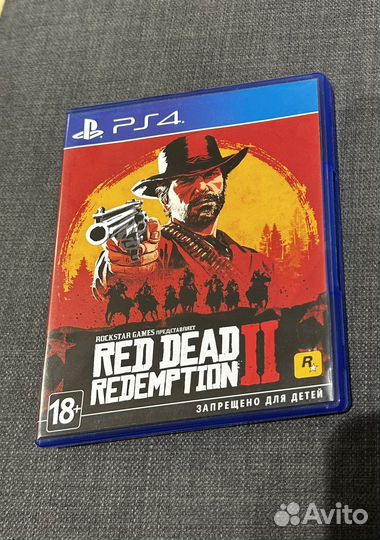 Red dead redemption 2 ps4 игра на диске