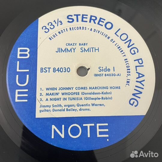 Jimmy Smith - Crazy Baby Blue Note