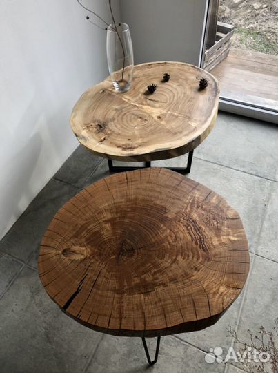 Стол из спила дуба