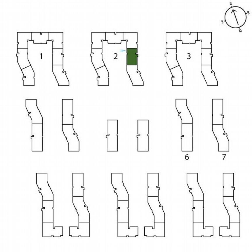 1-к. квартира, 46,2 м², 1/3 эт.