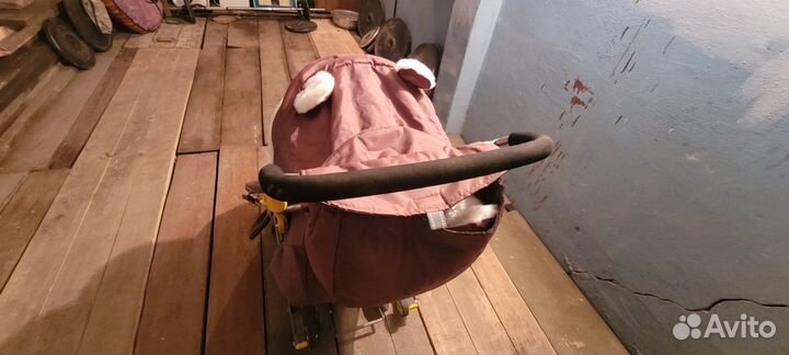 Детские санки коляска