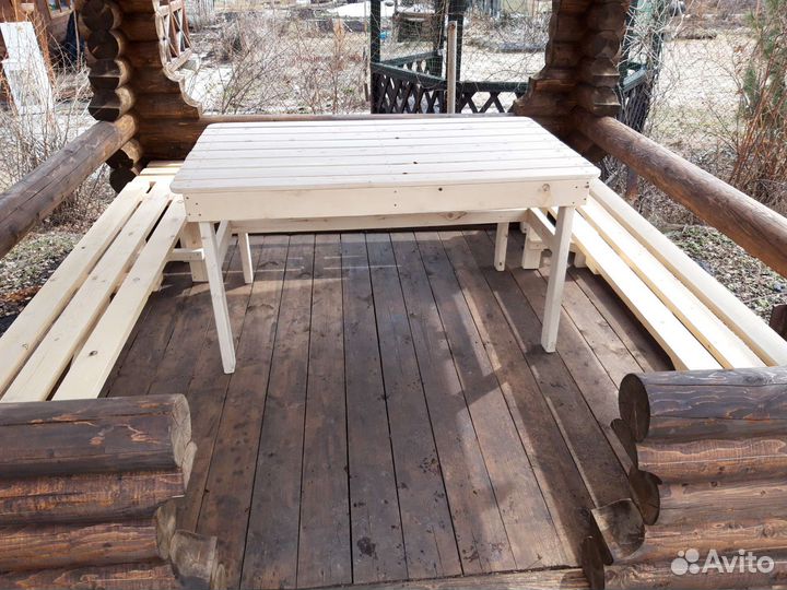 Скамейки, лавочки, табуреты