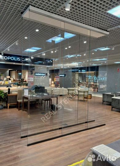 Перегородки из стекла