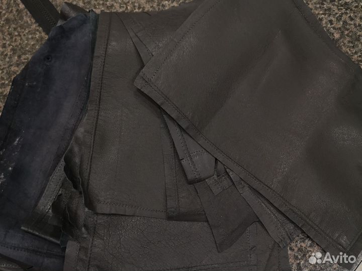 Лоскуты натуральной кожи для рукоделия