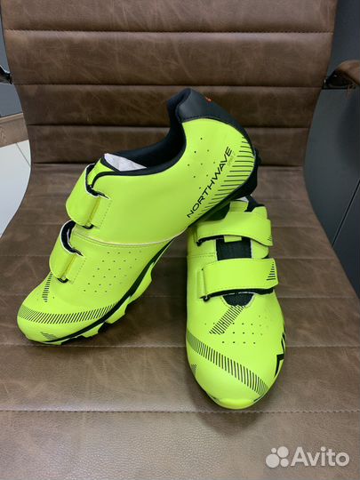 Велотуфли Northwave 21 Spike 2 yellow fluo/black