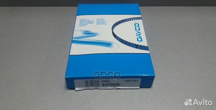 Ремень грм 104 зуб., 17mm 94862 Dayco