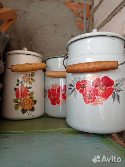 Бидон эмалированный СССР