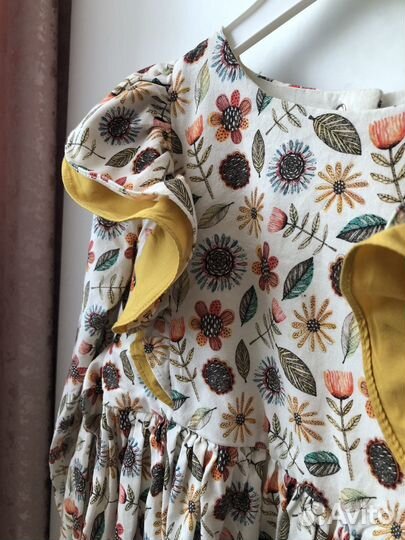 Осеннее платье для девочки 122