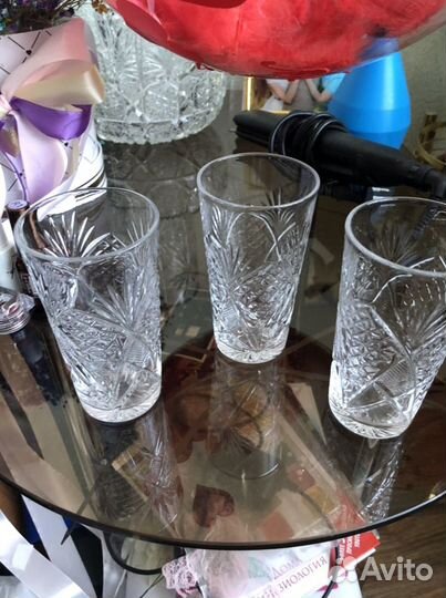 Хрустальные стаканы СССР