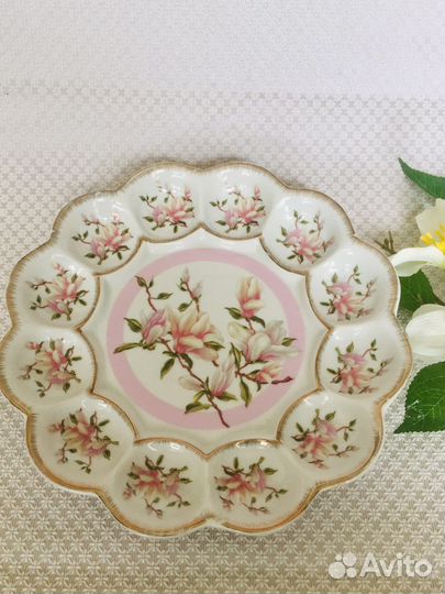 Фарфор фаянс СССР Чайник Блюдо