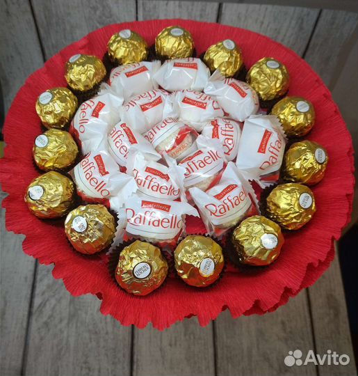 Сладкие букеты из конфет