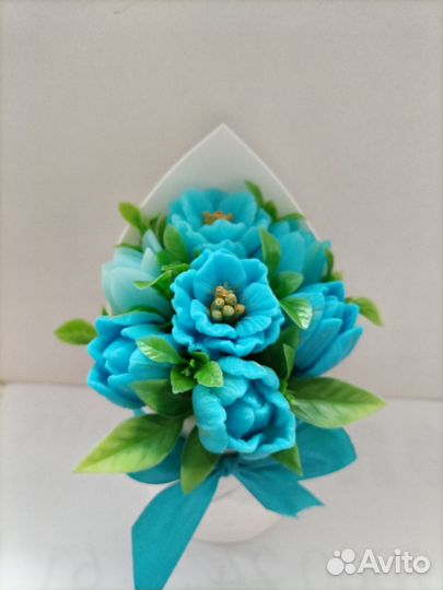 Тюльпаны из мыла