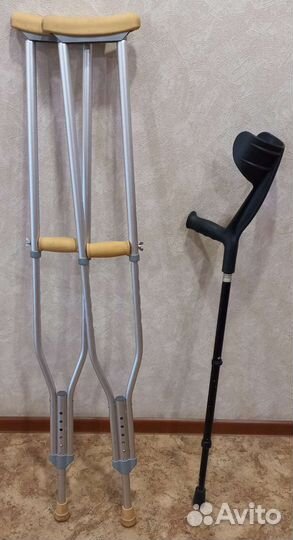 Костыли подмышечные и локтевой