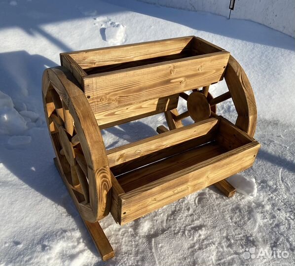 Клумба цветник (обжиг, пропитка)