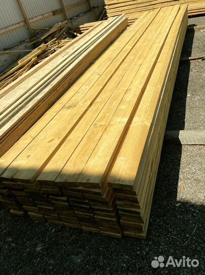 Доска обрезная 50х100х6000мм