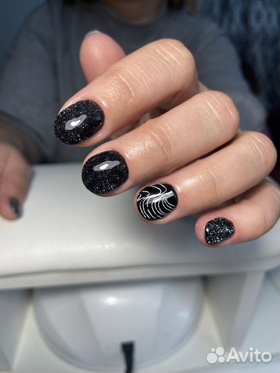 Маникюр(всё включено в стоимость), наращивание