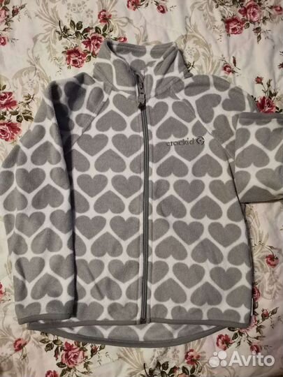 Куртка флисовая для девочки Crockid