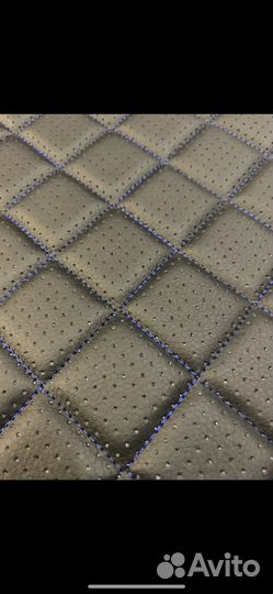 Лада Приора хб модельные чехлы экокожа ромб/чер.ст