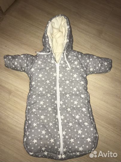 Конверт на выписку теплый зимний