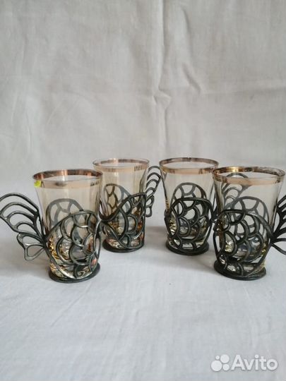 Стопки в подстаканниках