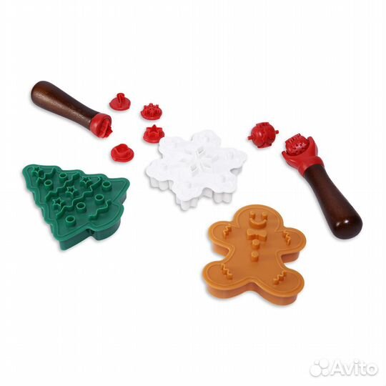 Формочки с печатью для печенья vela, зима, 13 шт