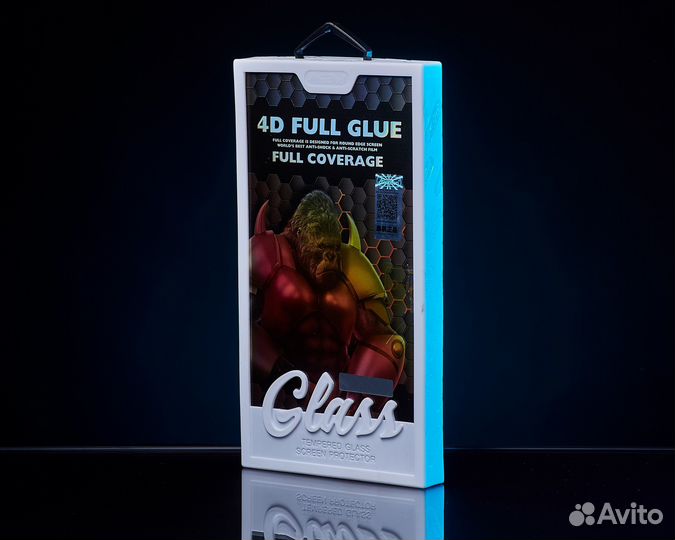 Защитное стекло 4D Full Glue для Samsung Galaxy S9